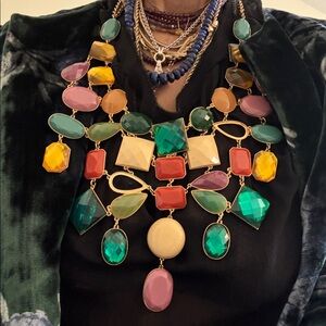 Multicolor Statement Necklace